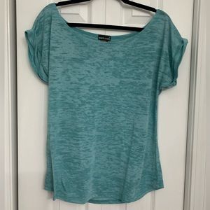 Wet seal turquoise short sleeve shirt